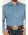 Image #3 - Stetson Men's Micro Chip Geo Print Long Sleeve Pearl Snap Western Shirt , Blue, hi-res