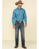 Image #3 - Tuf Cooper Men's Stretch Poplin Geo Print Long Sleeve Western Shirt, , hi-res