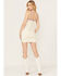 Image #3 - Shyanne Women's Americana Embroidered Denim Mini Dress, White, hi-res