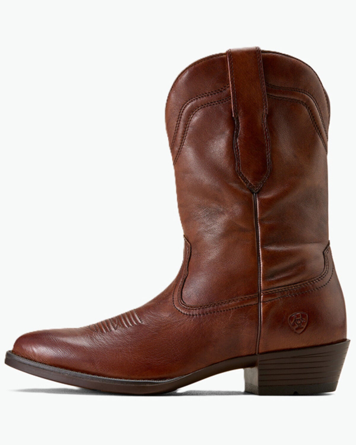 Image #2 - Ariat Men's Easton Western Performance Boots - Round Toe, Honey, hi-res