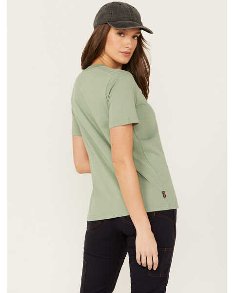 Image #4 - Timberland Women's Cotton Core Short Sleeve T-Shirt , Green, hi-res