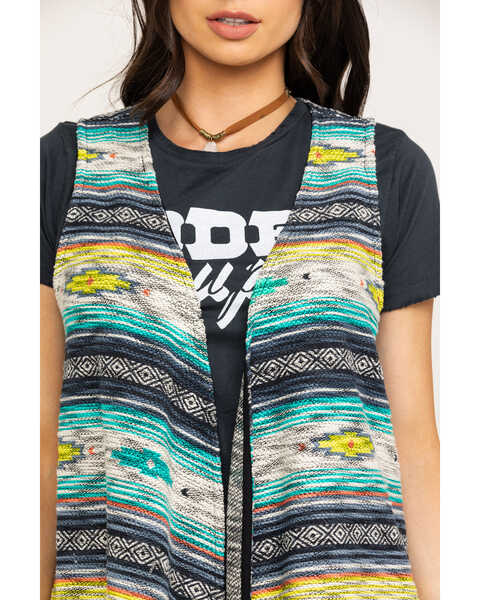 Image #5 - Ariat Women's Joshua Tree Striped Vest , Multi, hi-res