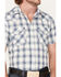 Image #3 - Pendleton Men's Frontier Ivory Plaid Short Sleeve Pearl Snap Western Shirt, , hi-res