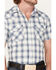 Pendleton Men's Frontier Ivory Plaid Short Sleeve Western Shirt , Ivory, hi-res