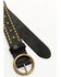 Cleo + Wolf Women's Studded Leather Belt, Black, hi-res