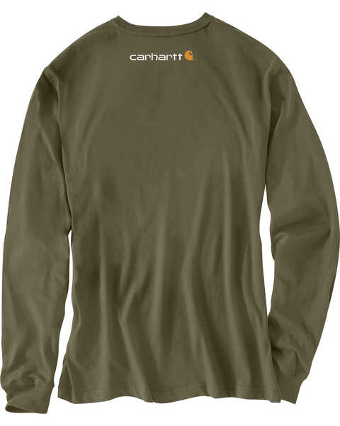 Image #3 - Carhartt Workwear Men's Saw Graphic Long Sleeve T-Shirt, Green, hi-res