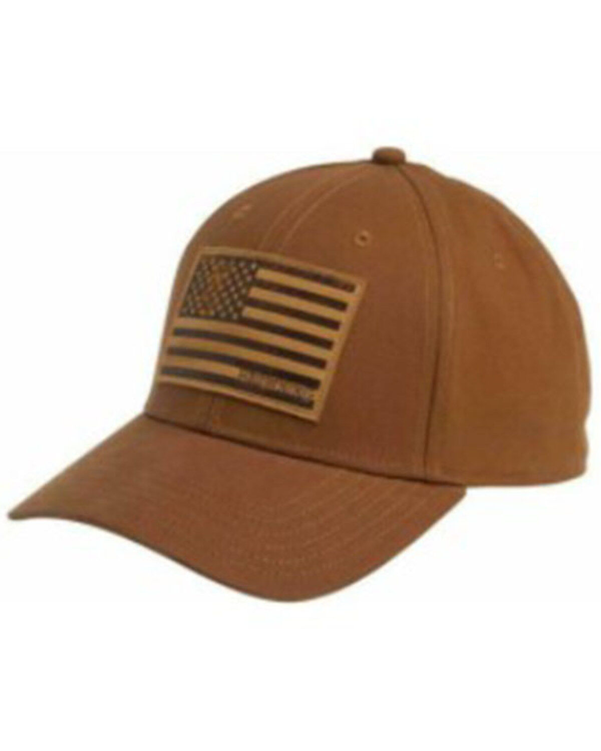 Image #1 - Browning Women's American Flag Patch Ball Cap, Brown, hi-res