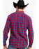 Levi's Men's Red Mondy Plaid Long Sleeve Western Flannel Shirt , Red, hi-res