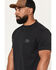 Image #2 - Brunt Workwear Men's The Martin Short Sleeve Pocket T-Shirt, Black, hi-res