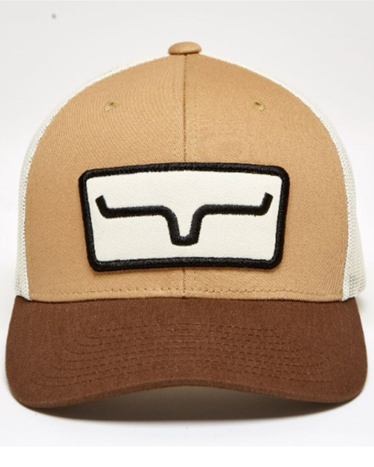 Image #3 - Kimes Ranch Men's The Cutter Logo Patch Mesh Back Trucker Cap, Brown, hi-res