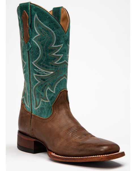 Image #1 - Shyanne Women's Blue Stryke Western Boots - Wide Square Toe, , hi-res