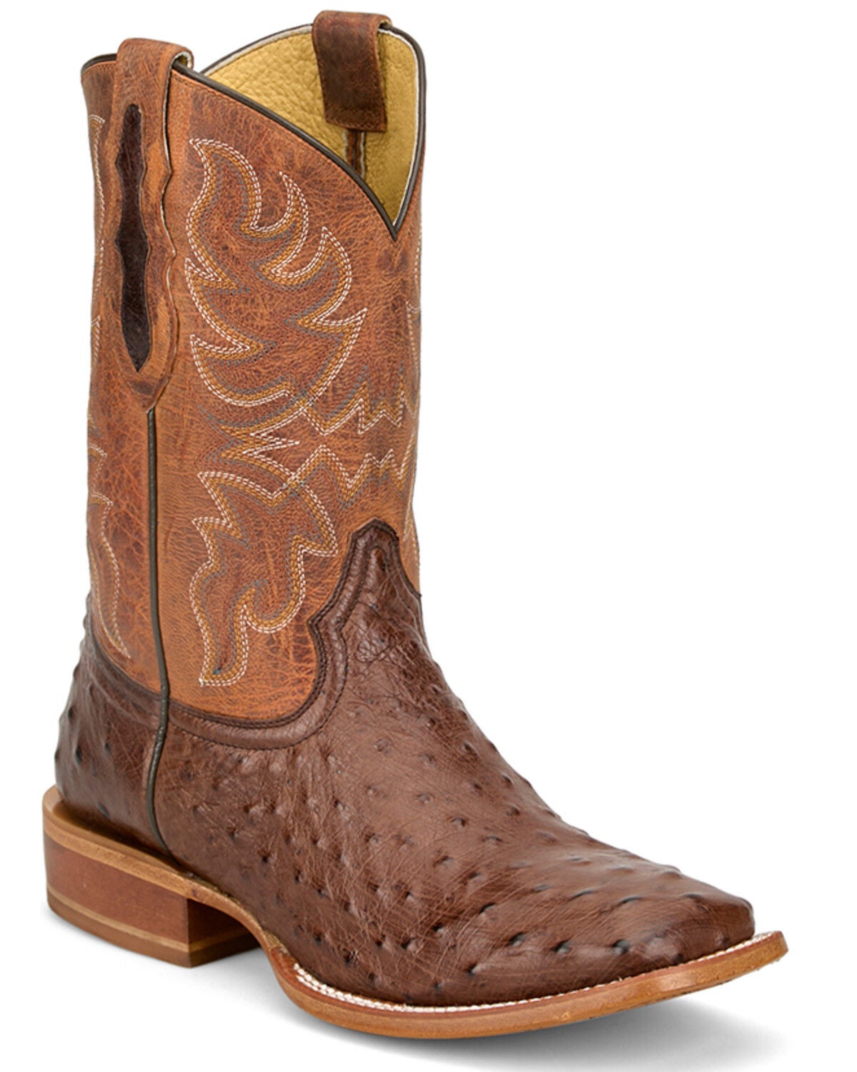 Tony Lama Men's Rowel Safari Cowhide Leather Western Boots