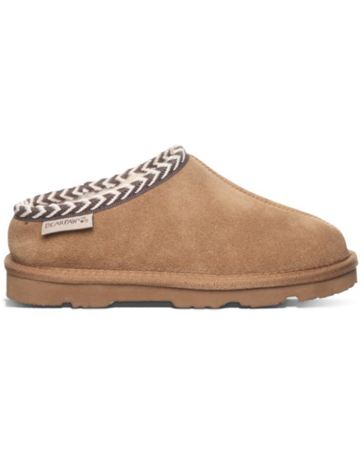 Image #2 - Bearpaw Girls' Tabitha Slippers, Brown, hi-res