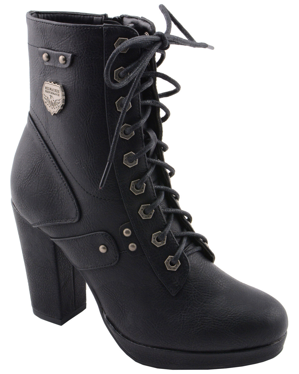 black platform boots for women