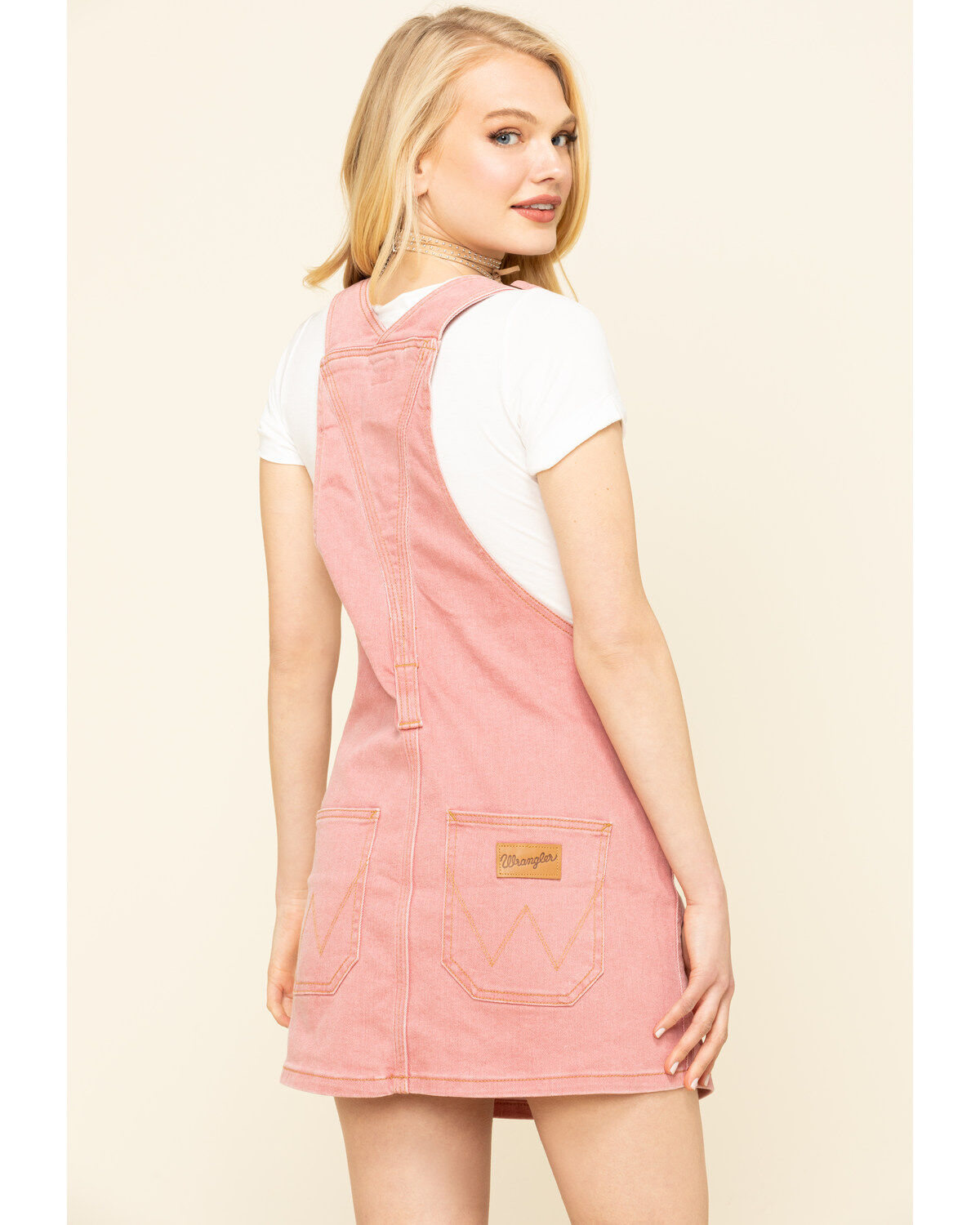 Dark pink overall dress clearance