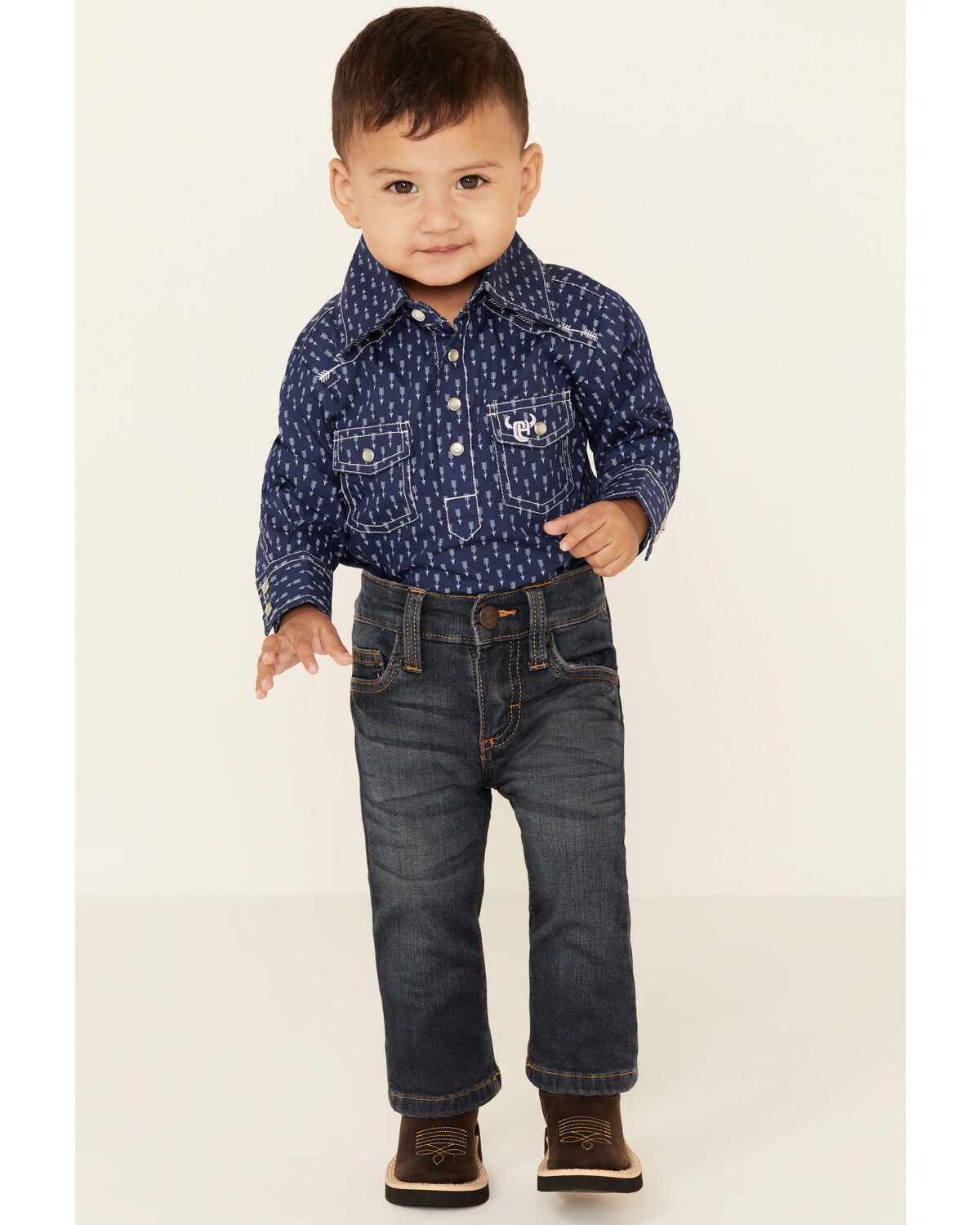 baby boy western onesies