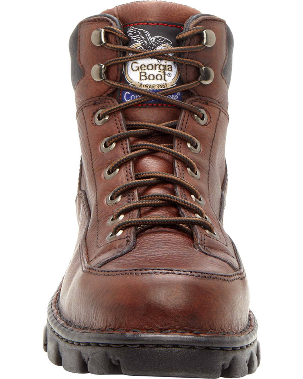 Image #4 - Georgia Boot Men's Eagle Light Wide Load Work Boots - Steel Toe, Dark Brown, hi-res