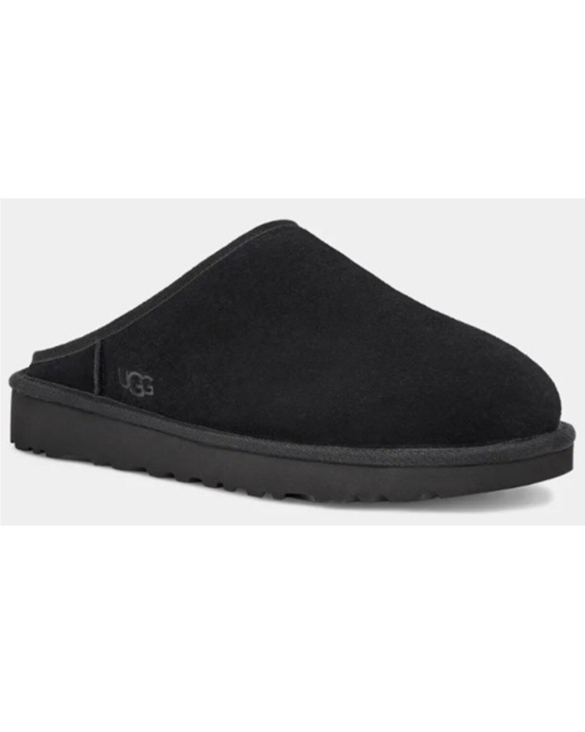 Image #1 - UGG Men's Classic Slip-On Slippers , Black, hi-res