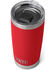 Image #2 - YETI Rambler® 20oz MagSlider Lid Tumbler, Red, hi-res