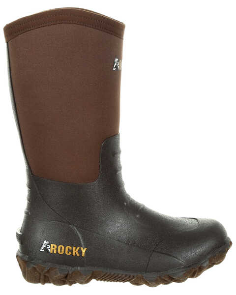 Image #2 - Rocky Boys' Core Rubber Waterproof Outdoor Boots - Round Toe, , hi-res