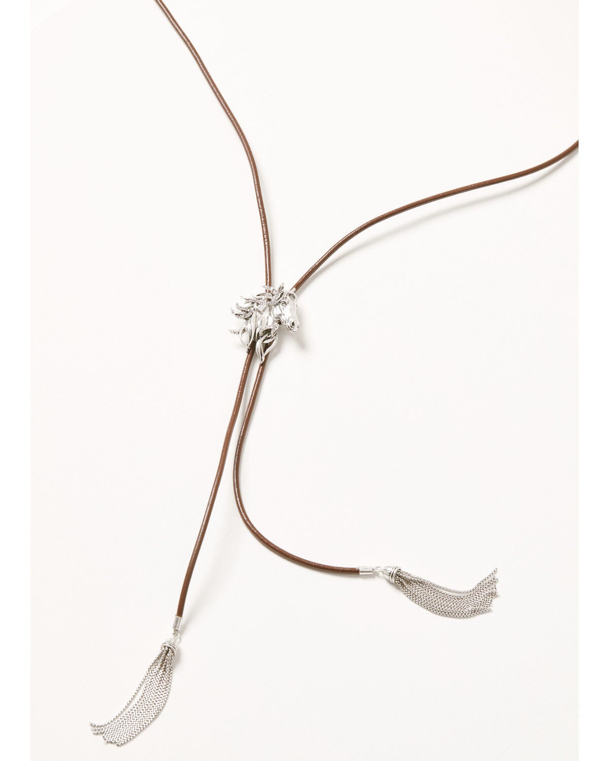 Lainey Wilson Women's Horse Bolo Tie, Silver, hi-res