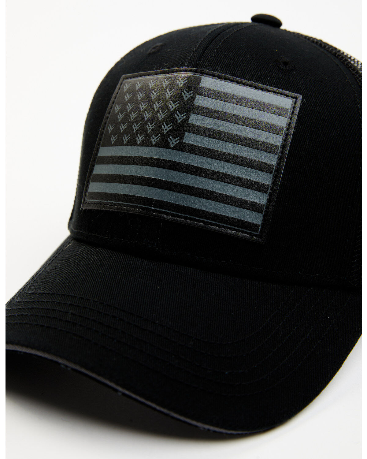 Image #2 - Hawx Men's Flag Patch Ball Cap, Black, hi-res