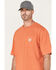 Image #2 - Carhartt Men's Loose Fit Heavyweight Logo Pocket Work T-Shirt - Big & Tall, , hi-res