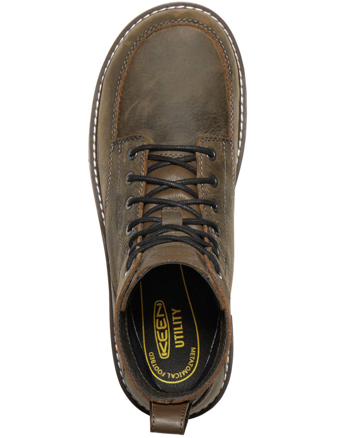 Image #4 - Keen Men's San Jose Waterproof Moc Work Boots - Aluminum Toe, Brown, hi-res