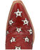 Image #6 - Black Star Women's Marfa Star Inlay Studded Western Boots - Snip Toe, Red/white/blue, hi-res