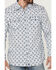 Image #3 - Moonshine Spirit Men's Bloom Floral Print Long Sleeve Snap Western Shirt, Light Blue, hi-res