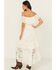 Image #4 - Shyanne Women's Lace Off The Shoulder High-Low Dress, Off White, hi-res