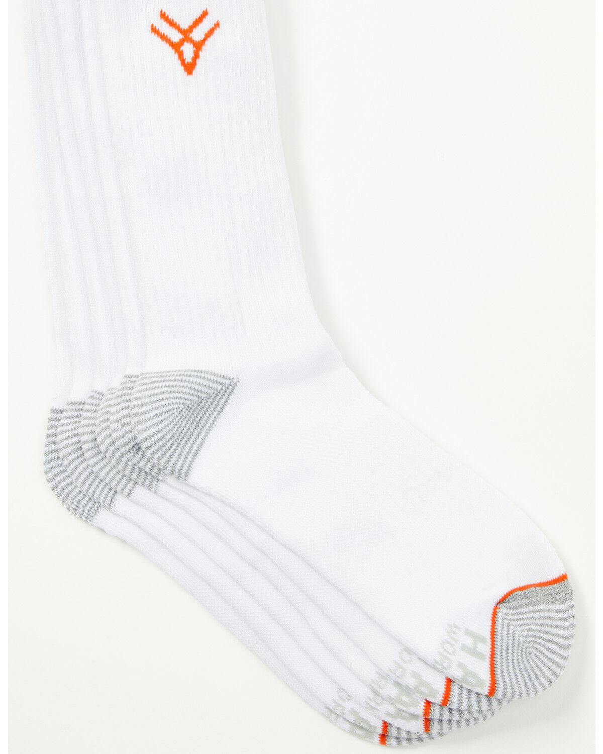 Image #1 - Hawx Men's Crew Socks - 3 Pack, White, hi-res
