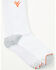 Image #1 - Hawx Men's Crew Socks - 3 Pack, White, hi-res