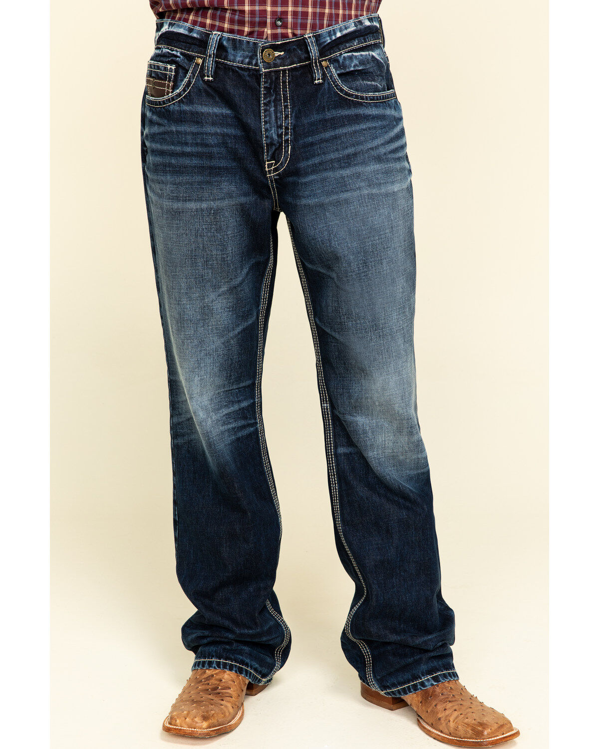 mens relaxed straight jeans