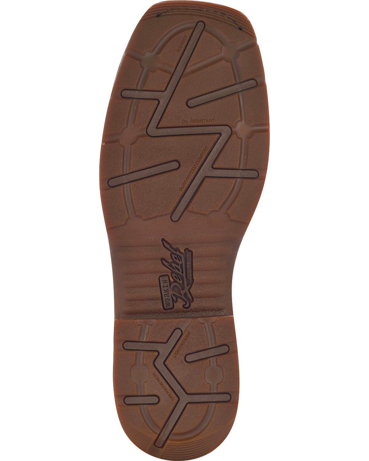 Image #2 - Durango Men's Workin Rebel Composite Toe Work Boots, Chocolate, hi-res