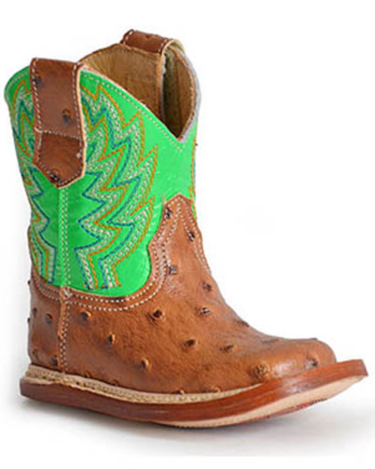 Roper Infant Boys' Cowbabies Buddy Western Boots - Broad Square Toe, Brown, hi-res