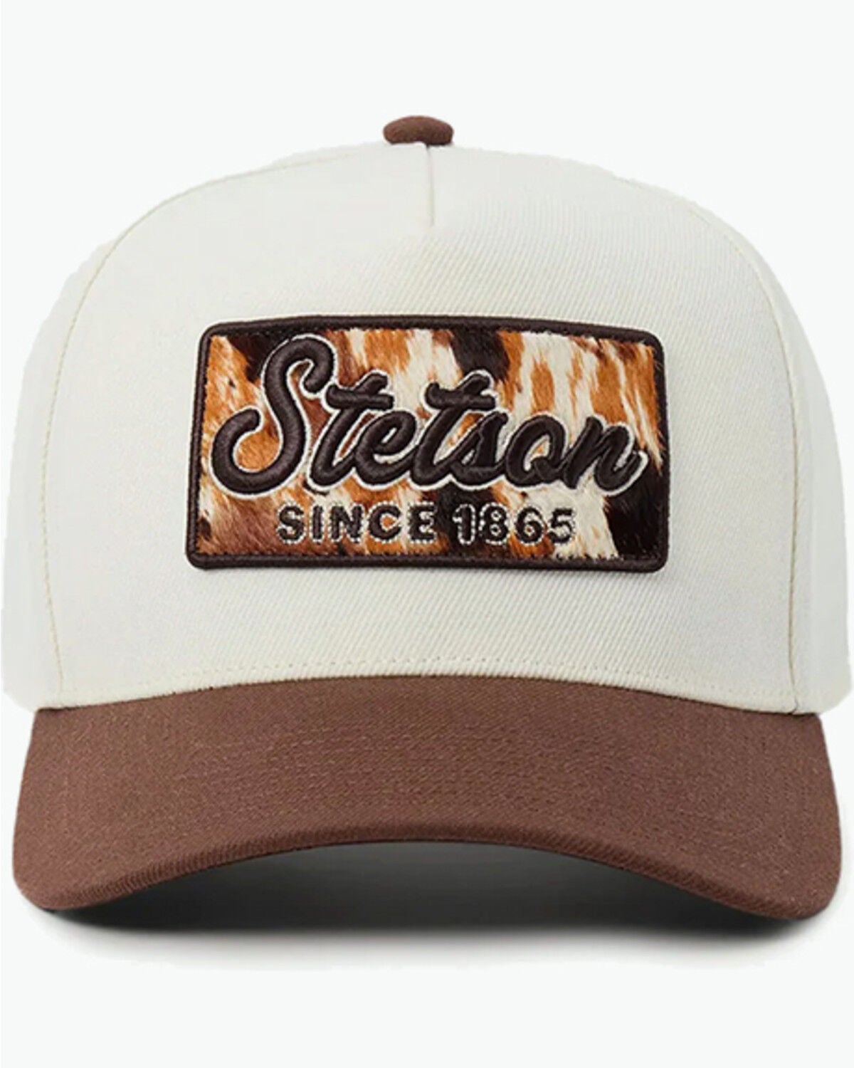 Stetson Men's Hair-On Patch Ball Cap, Brown, hi-res