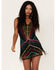 Any Old Iron Women's Multicolored Beaded Dress, Black, hi-res