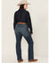 Image #3 - Ariat Women's Dark Wash Ella Bootcut Denim Jeans - Plus, Dark Wash, hi-res
