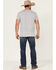 Image #3 - Moonshine Spirit Men's Corral Dust Medium Dark Wash Stretch Slim Straight Jeans, Dark Medium Wash, hi-res