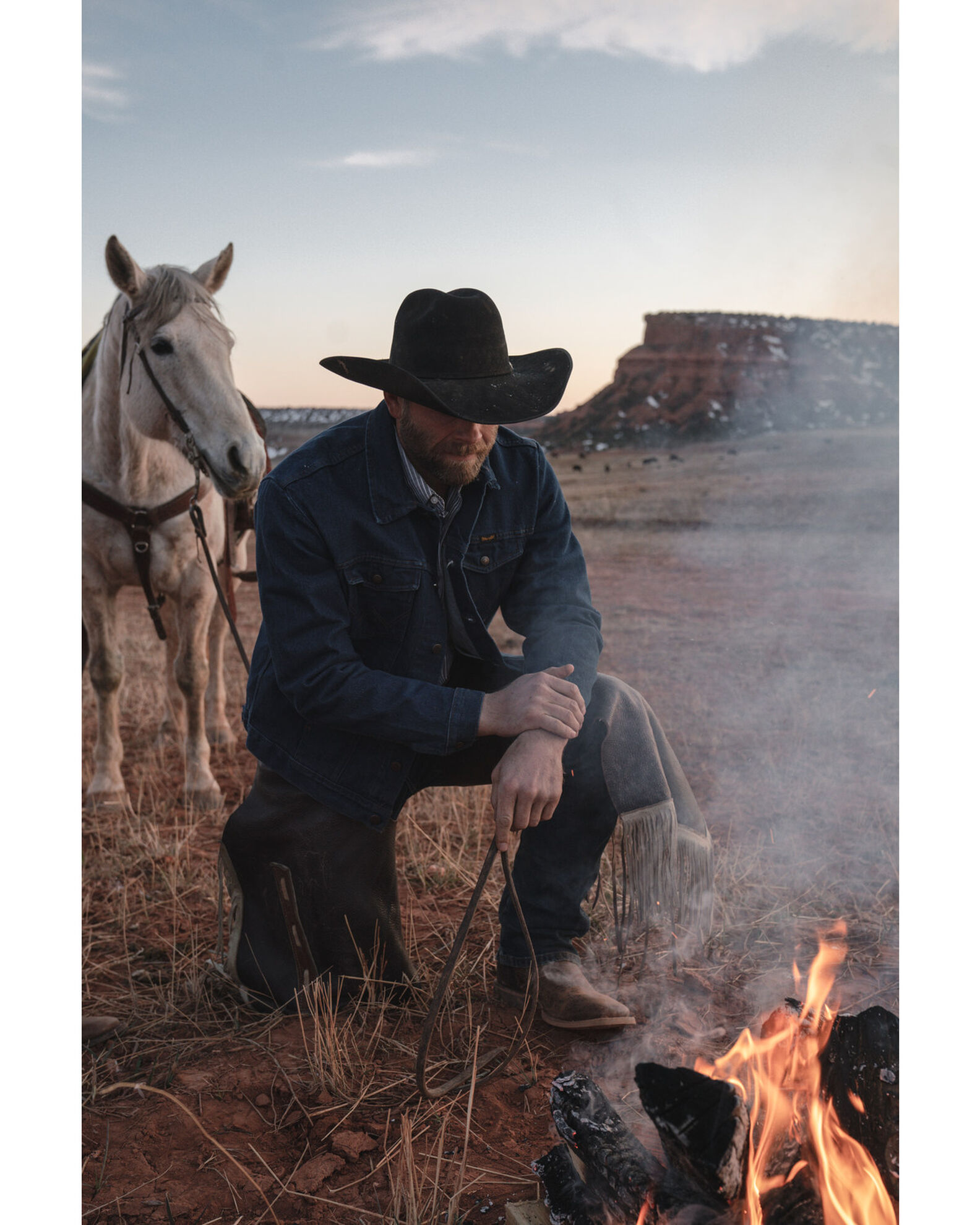 Wrangler Oversize Denim Trucker Jacket in Cowboy Mid Wash