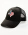 Image #1 - Howitzer Men's Texas Star & Stripes Ball Cap, Black, hi-res
