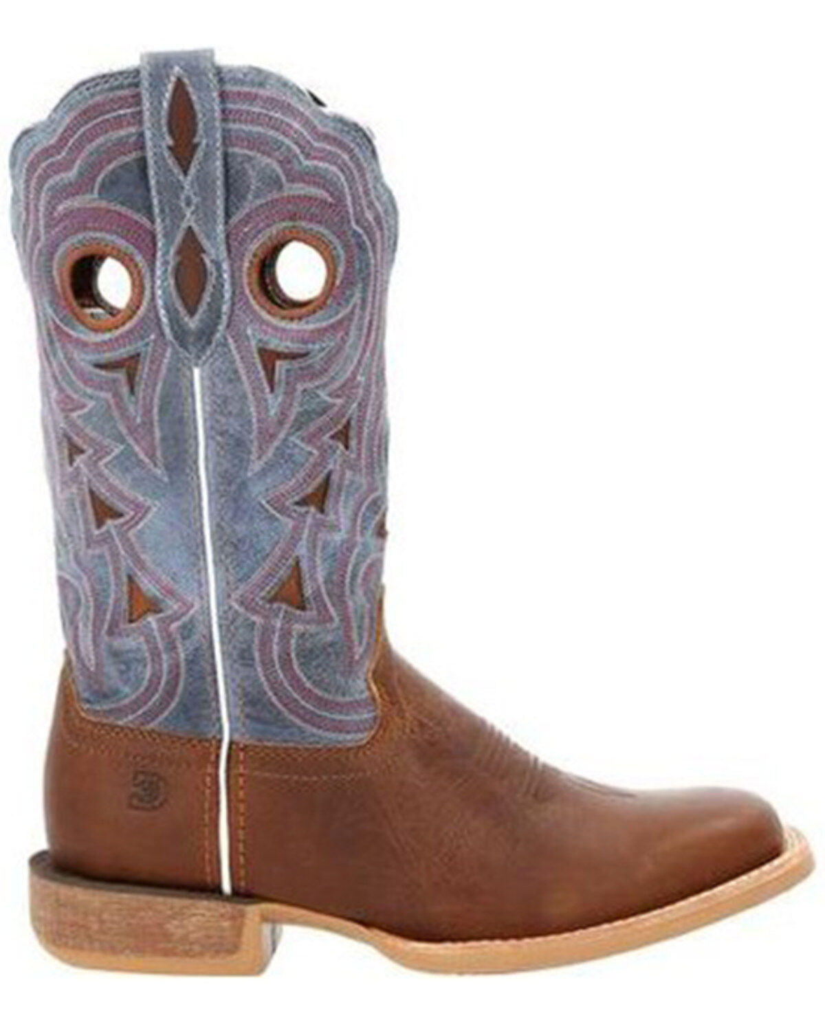 Image #2 - Durango Women's Blue Lady Rebel Pro Western Performance Boots - Square Toe, , hi-res