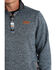 Image #2 - Cinch Men's Solid Quarter Snap Long Sleeve Pullover, Charcoal, hi-res