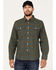 Brixton Men's Bowery Plaid Print Long Sleeve Button Down Flannel Shirt, Forest Green, hi-res
