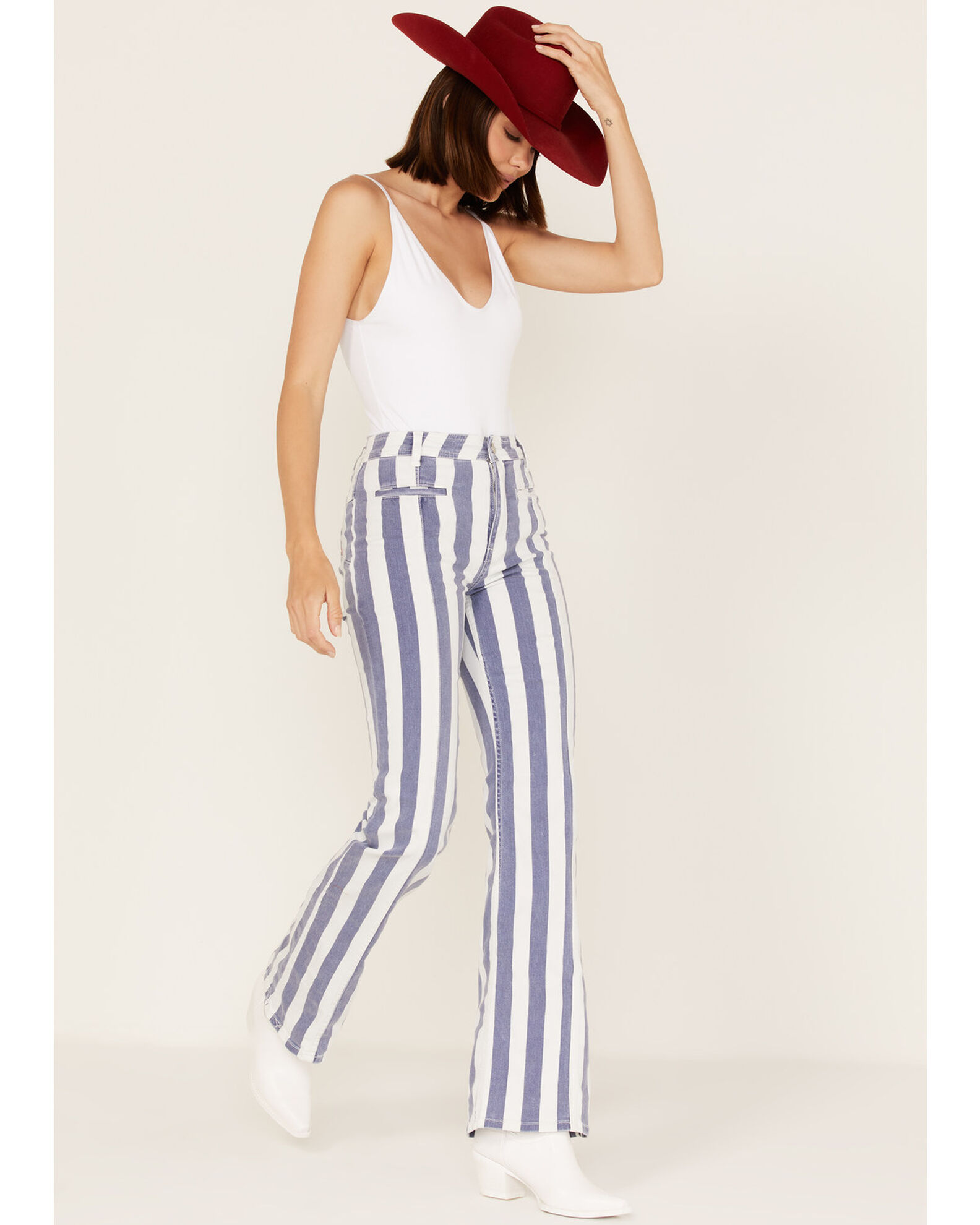 Free people striped pants online