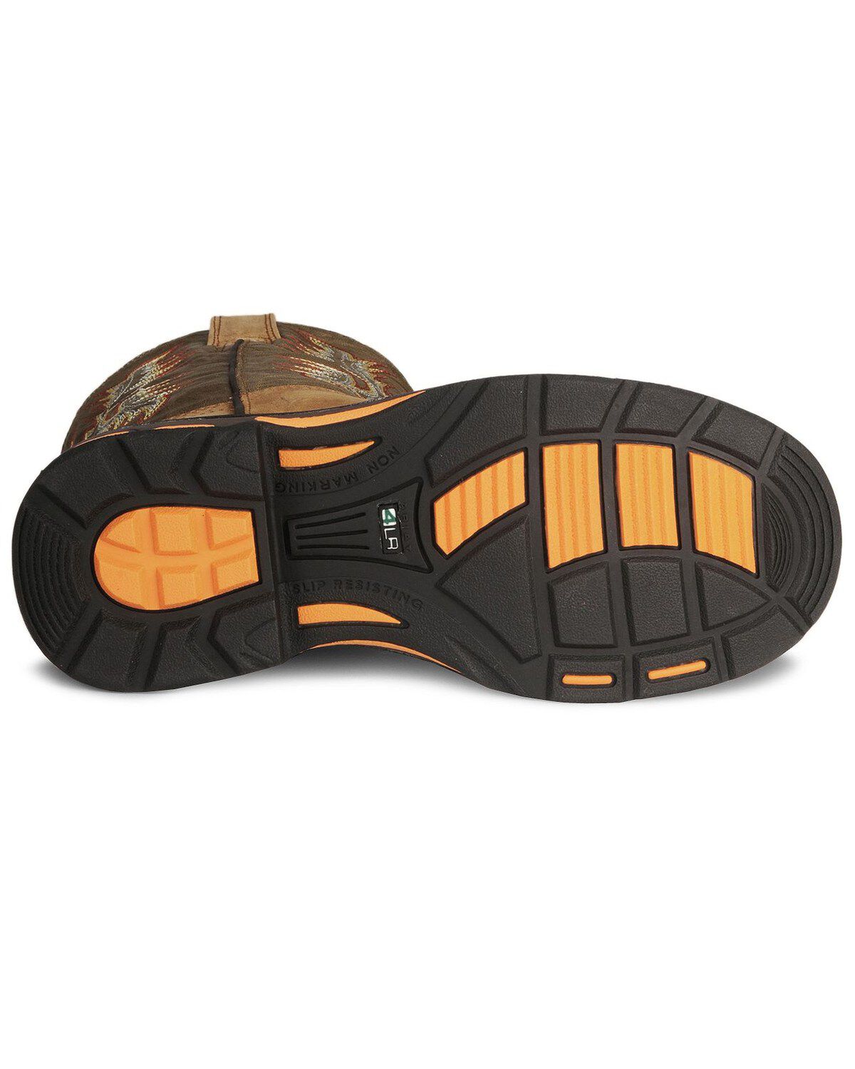 Image #5 - Ariat Boys' WorkHog® Western Boots - Round Toe, Aged Bark, hi-res
