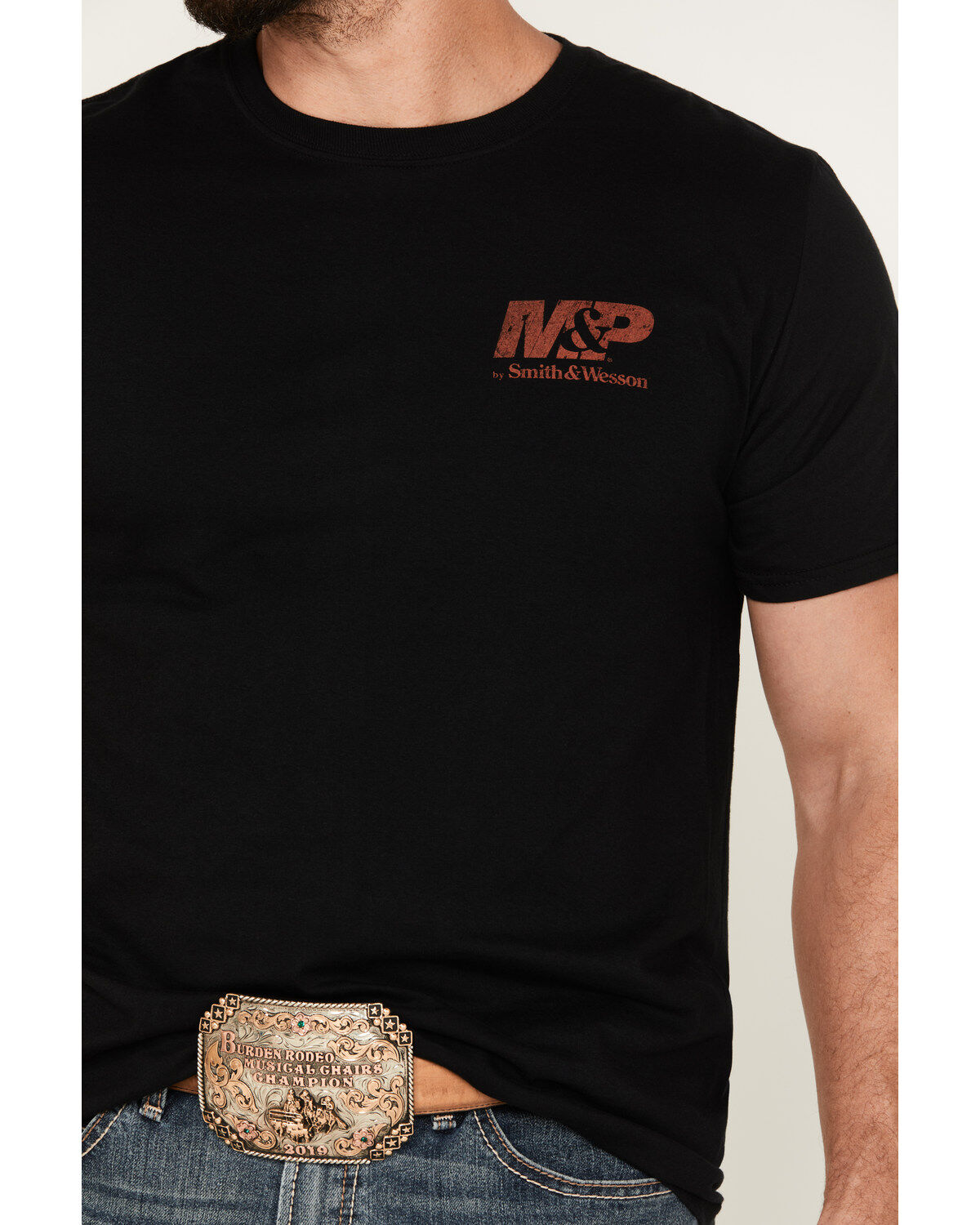 Image #4 - Smith & Wesson Men's M&P Eagle Shield Short Sleeve Graphic T-Shirt, , hi-res