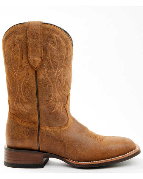 Image #2 - Cody James Men's Hoverfly Western Performance Boots - Broad Square Toe, Coffee, hi-res