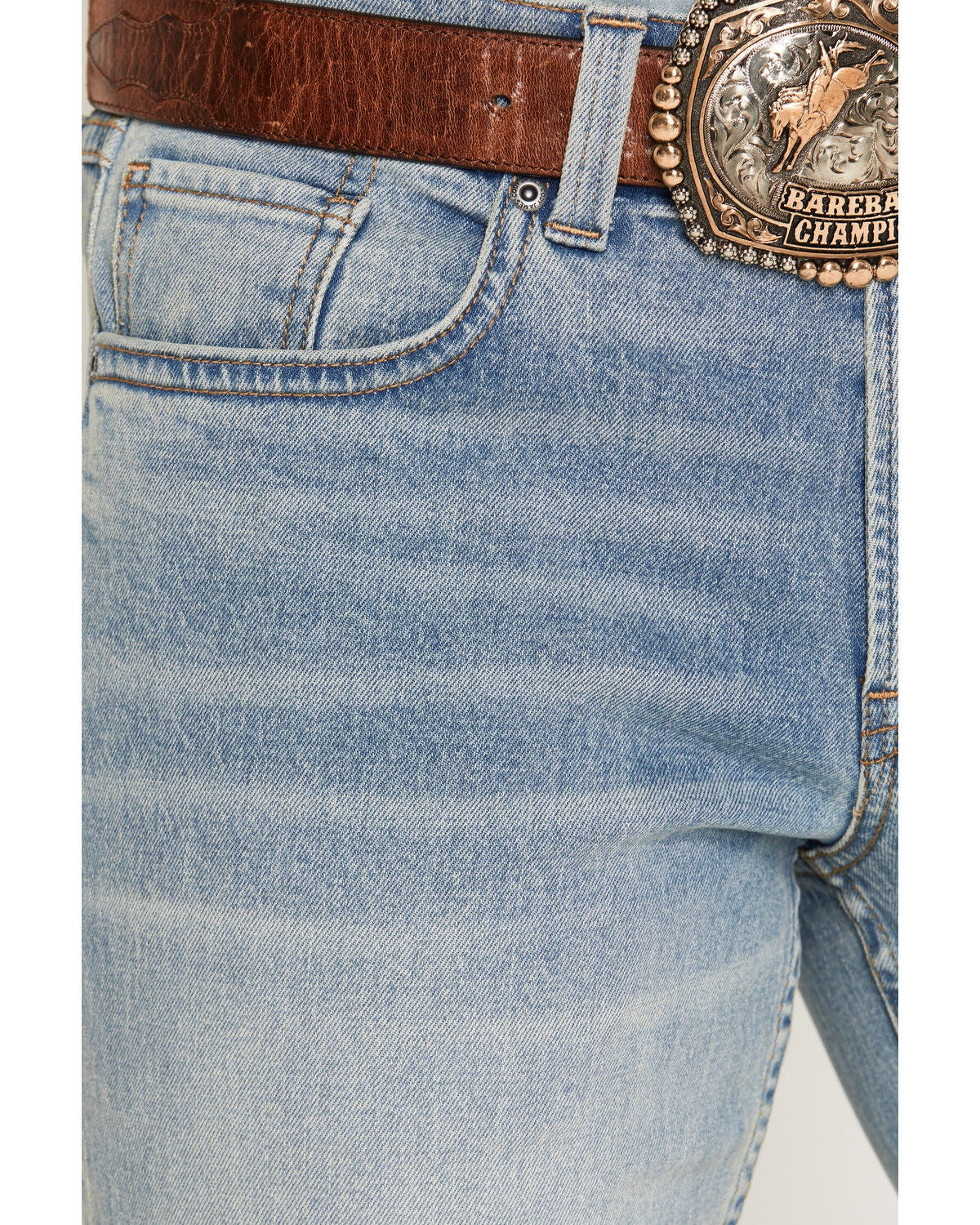 Image #2 - Cody James Men's Bunker Wash Jackson Slim Straight Stretch Denim Jeans, Light Wash, hi-res